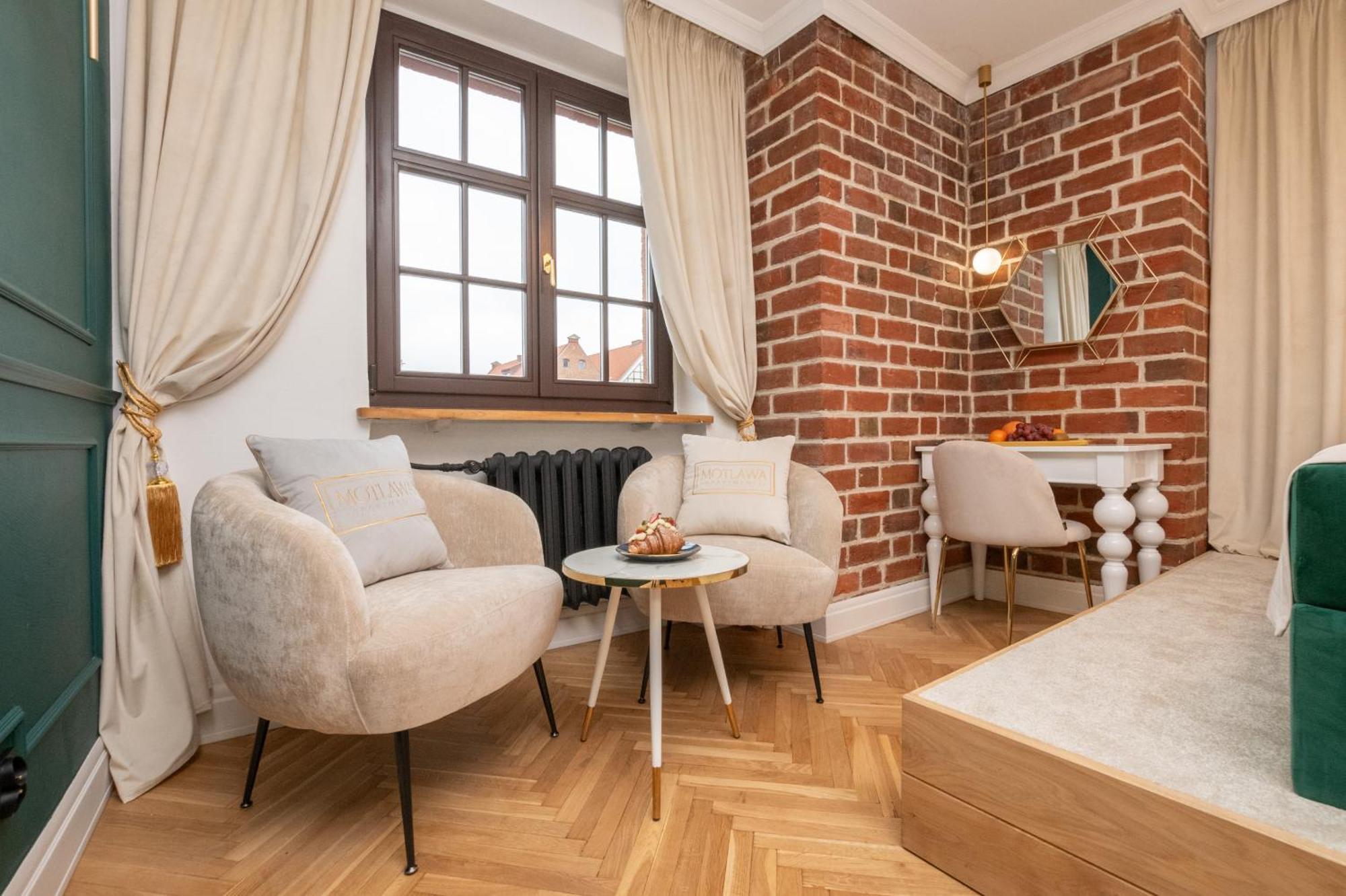 Motlawa Apartments - Old Town & River Viev, Fast Wifi Gdańsk Kültér fotó