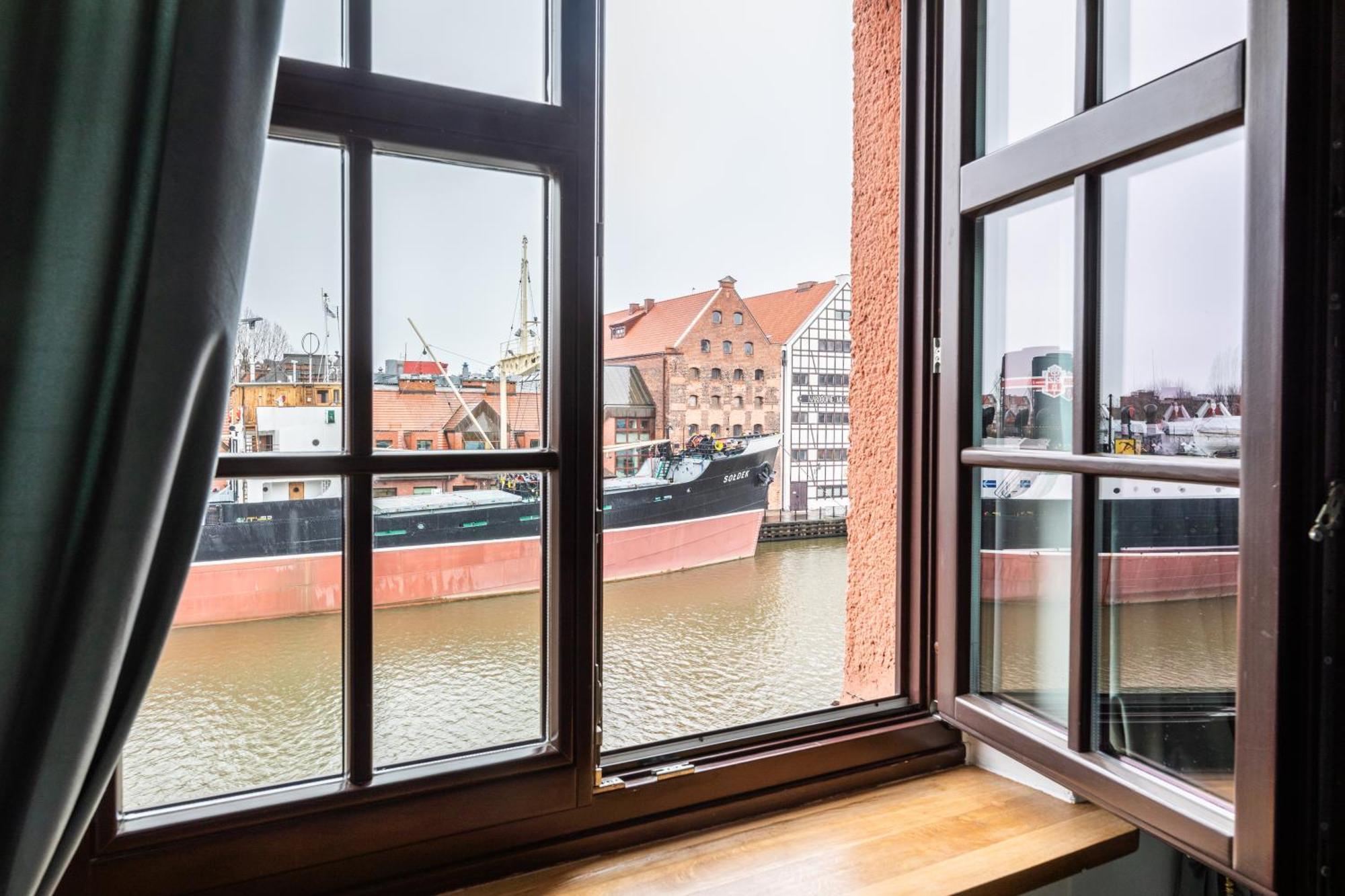 Motlawa Apartments - Old Town & River Viev, Fast Wifi Gdańsk Szoba fotó