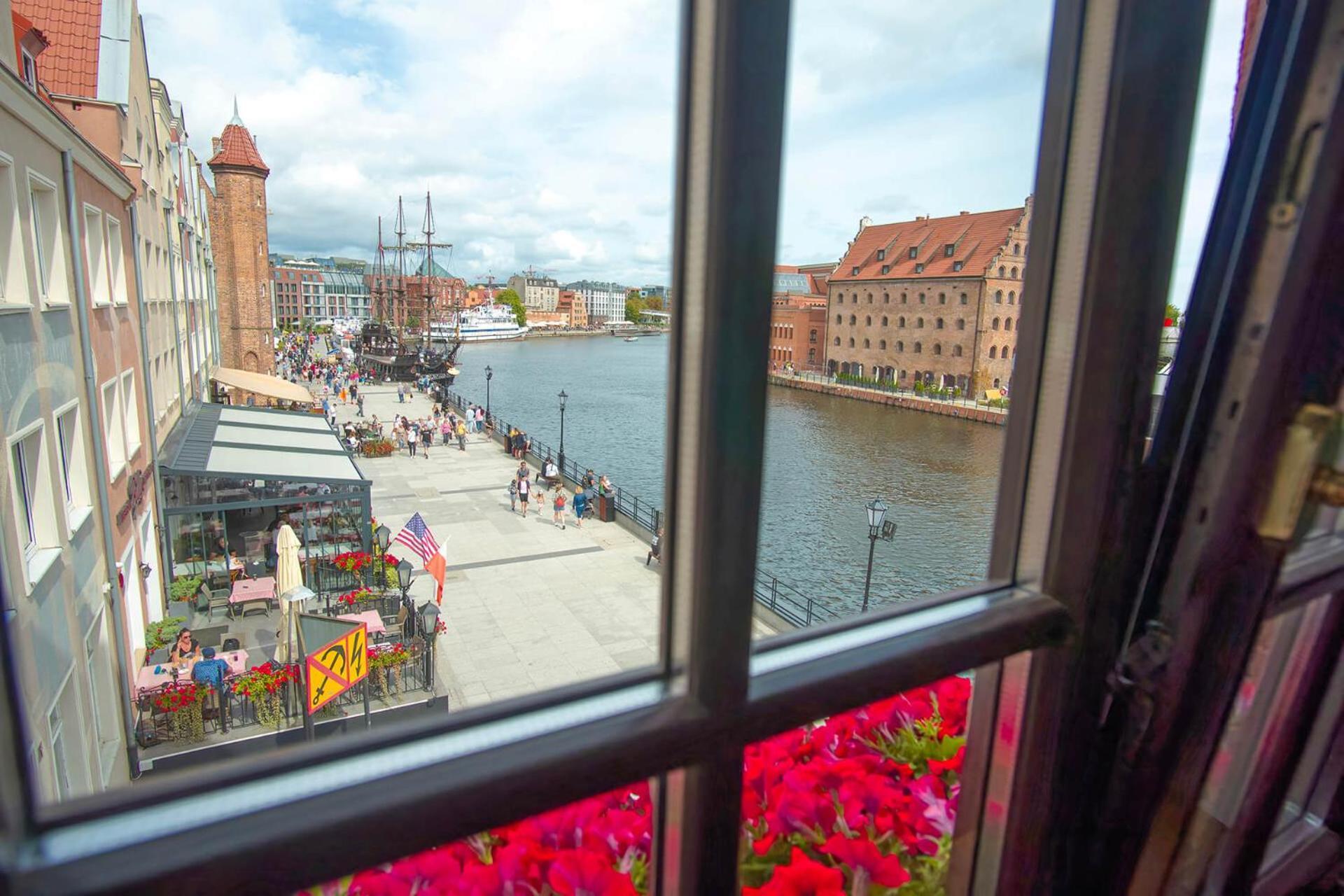 Motlawa Apartments - Old Town & River Viev, Fast Wifi Gdańsk Kültér fotó
